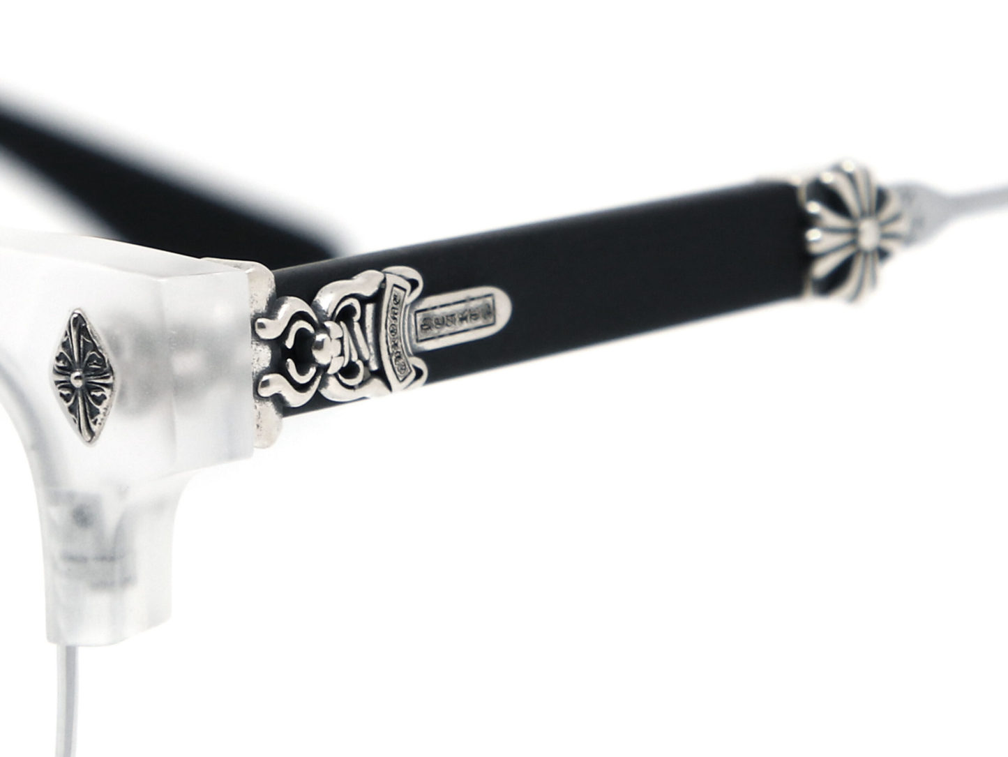 クロムハーツ メガネ度なし 伊達メガネ 眼鏡 メガネフレーム CHROME HEARTS レギュラーフィットウェリントン型 ユニセックス メンズ レディース 紫外線 UVカット ラッピング無料