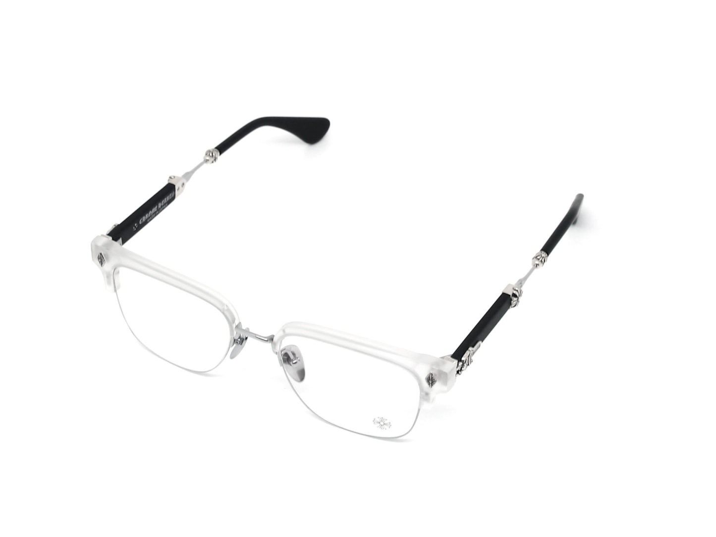 クロムハーツ メガネ度なし 伊達メガネ 眼鏡 メガネフレーム CHROME HEARTS レギュラーフィットウェリントン型 ユニセックス メンズ レディース 紫外線 UVカット ラッピング無料