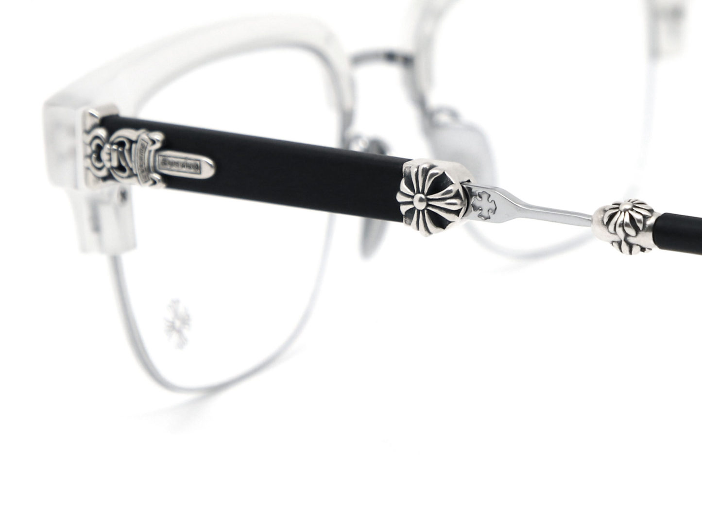 クロムハーツ メガネ度なし 伊達メガネ 眼鏡 メガネフレーム CHROME HEARTS レギュラーフィットウェリントン型 ユニセックス メンズ レディース 紫外線 UVカット ラッピング無料