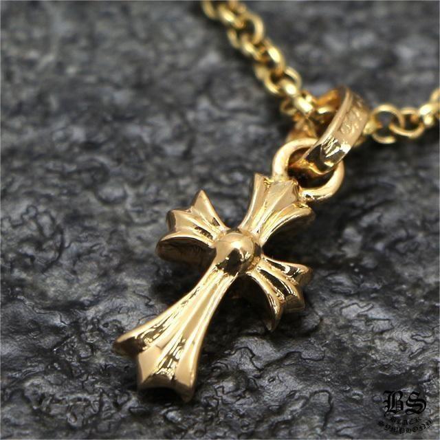 クロムハーツ CHクロスベビーファットチャーム22K & ロールチェーン 22K 20インチセット