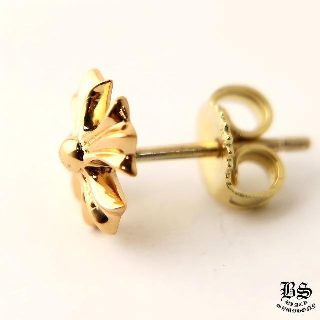 クロムハーツ CHプラススタッドピアス 22K