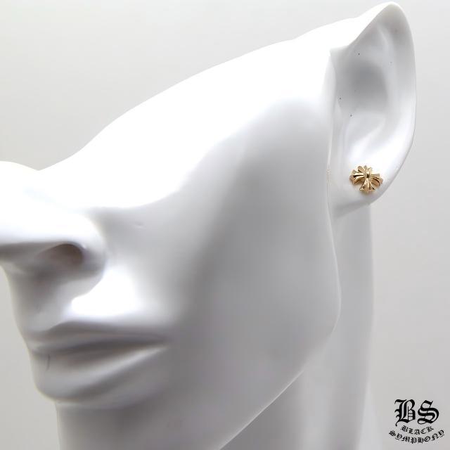 クロムハーツ CHプラススタッドピアス 22K