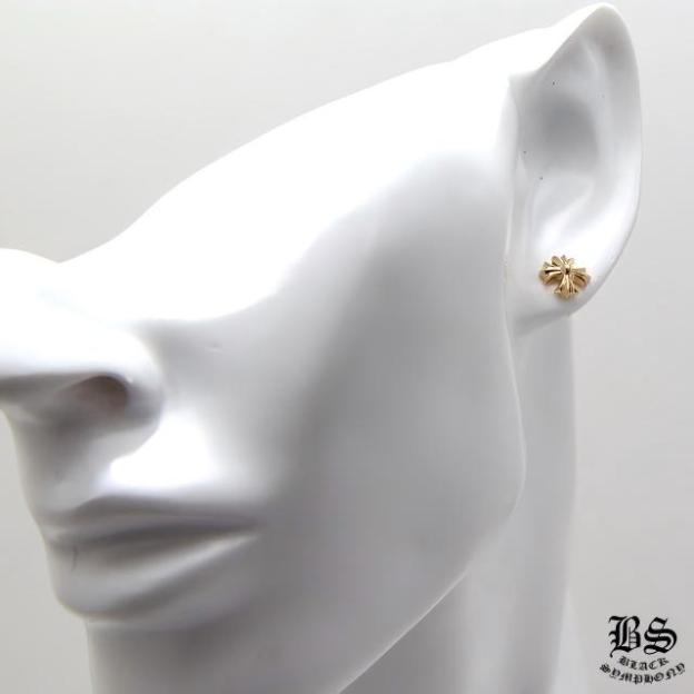 クロムハーツ CHプラススタッドピアス 22K