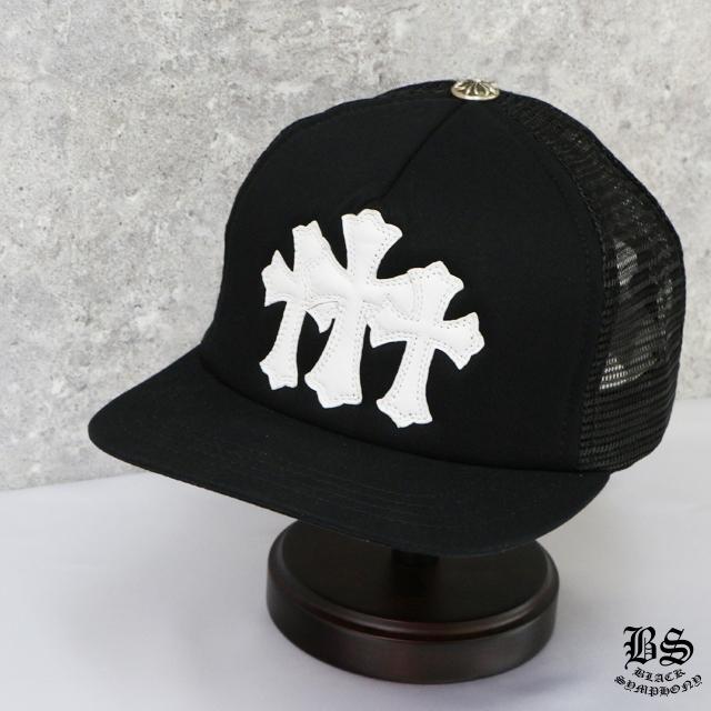 Chrome Heartsクロムハーツ 3セメタリーキャップ ブラック 帽子Chrome Hearts