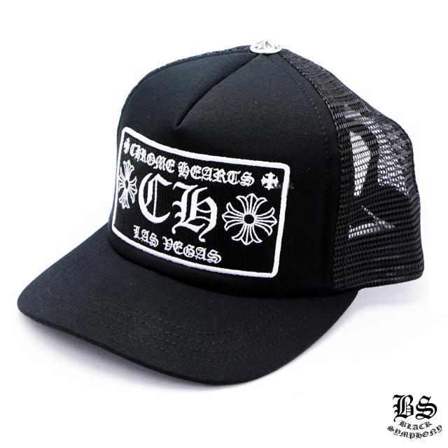 クロムハーツ トラッカーキャップ FUCK ブラック