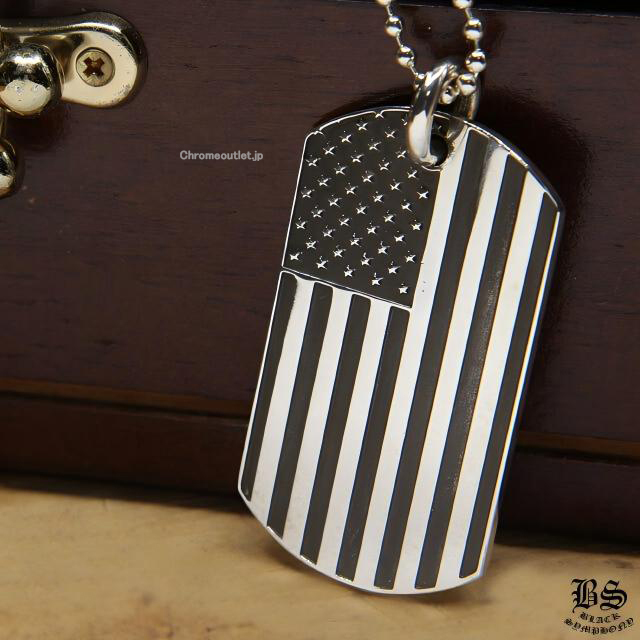 クロムハーツ アメリカンフラッグRSFUドッグタグ