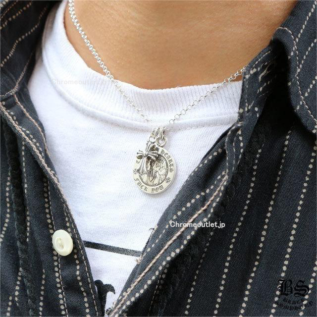 クロムハーツ CHクロスベビーファットチャーム＆エンジェルメダルチャーム＆ロールチェーン20インチセット