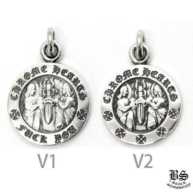 クロムハーツ ダガーチャーム#5＆エンジェルメダルチャーム＆ロールチェーン20インチセット