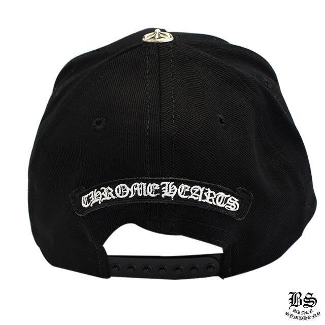 クロムハーツ ベースボールキャップ CHロゴ ブラック