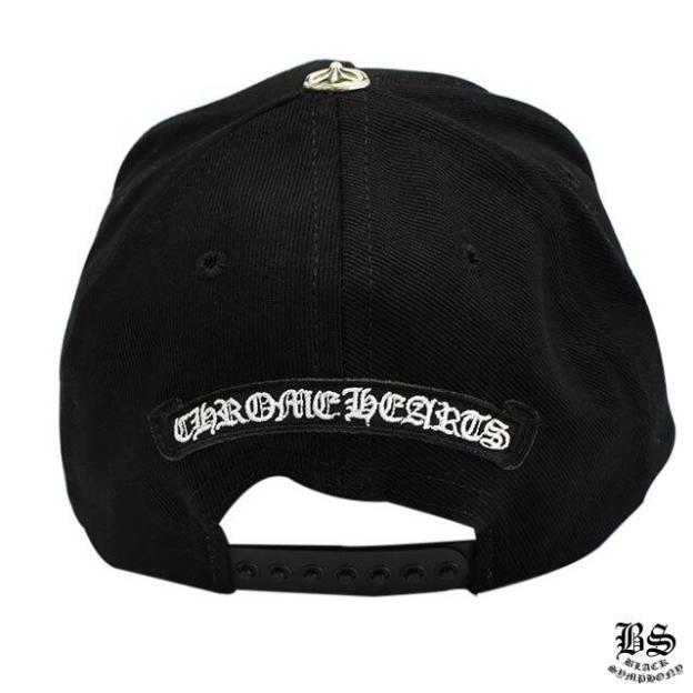 クロムハーツ ベースボールキャップ CHロゴ ブラック