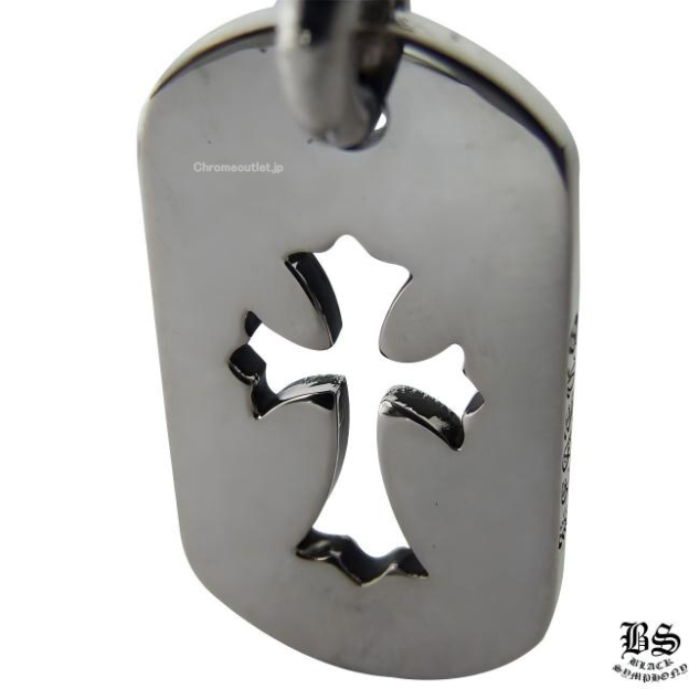 クロムハーツ カットアウトクロスドッグタグ(スモール)