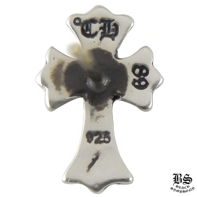 クロムハーツ CHクロスベビーファットスタッド ピアスwithパヴェダイヤモンド