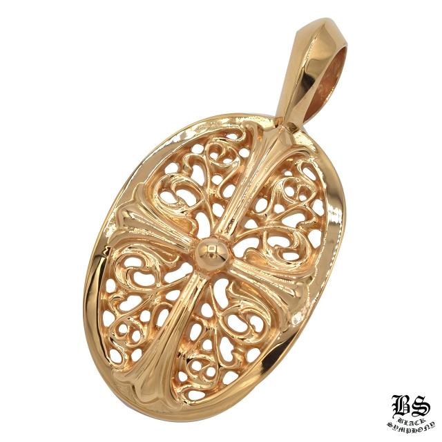 クロムハーツ クラシック オーバルペンダント22K