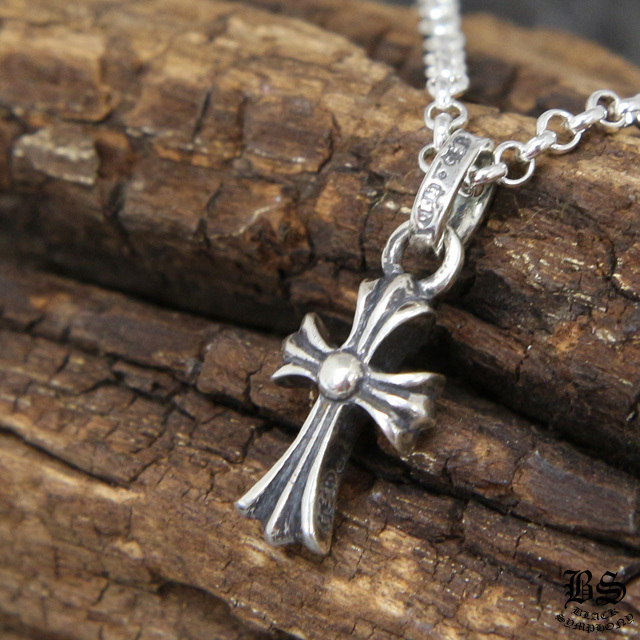 クロムハーツ CHクロスベビーファットチャーム＆ロールチェーン20インチセット