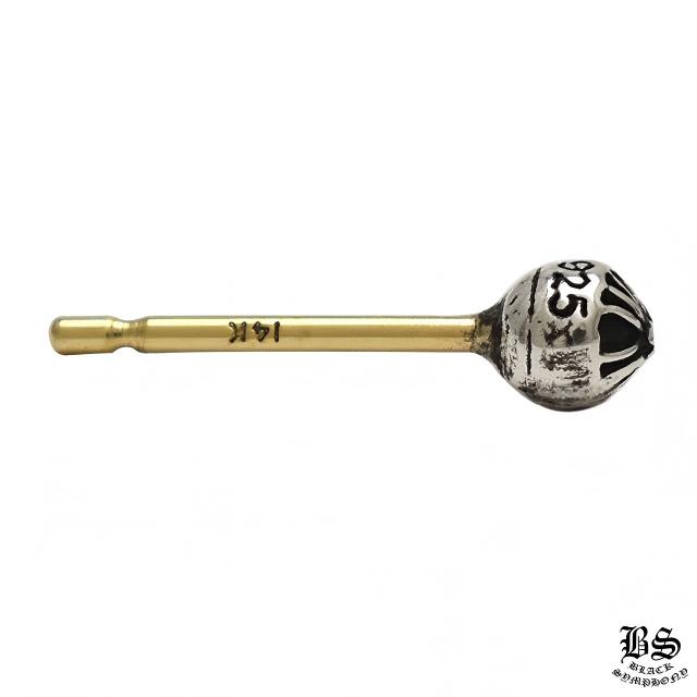 クロムハーツ クロスボール ミニ スタッド ピアス