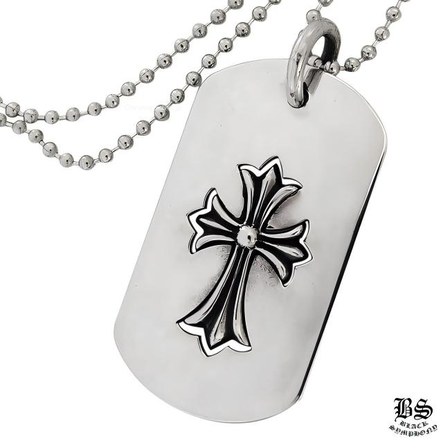 CHROME HEARTS クロムハーツ タイニーCHクロスカットアウトドッグタグ