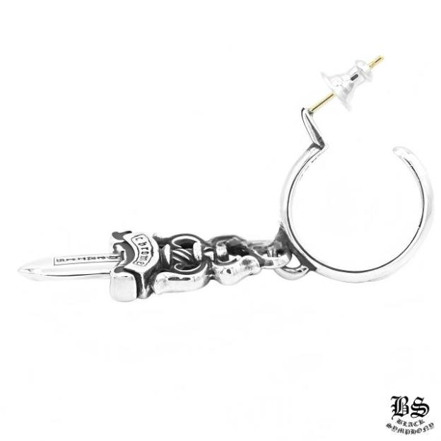 クロムハーツ ダガーフープイヤリング(ピアス)