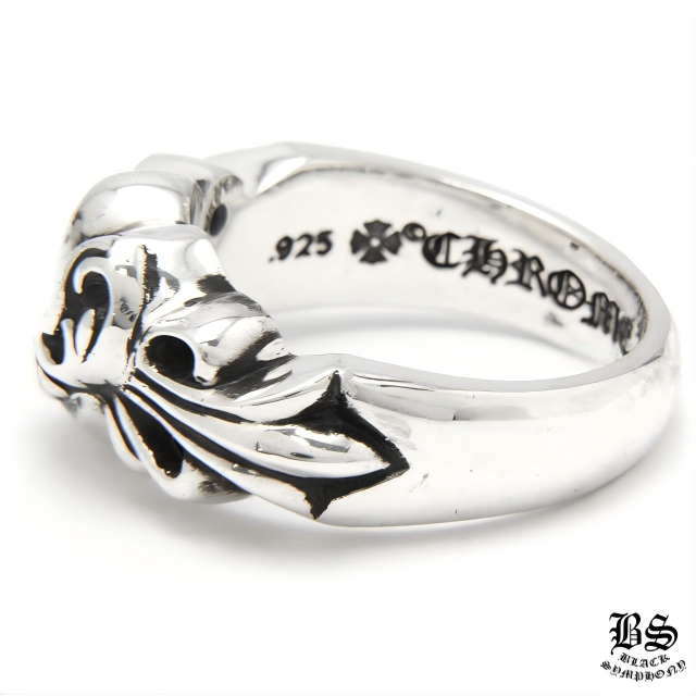 クロムハーツ フローラルクロスハートリング