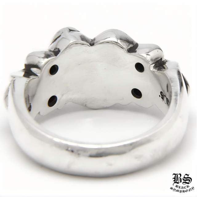 クロムハーツ フローラルクロスハートリング