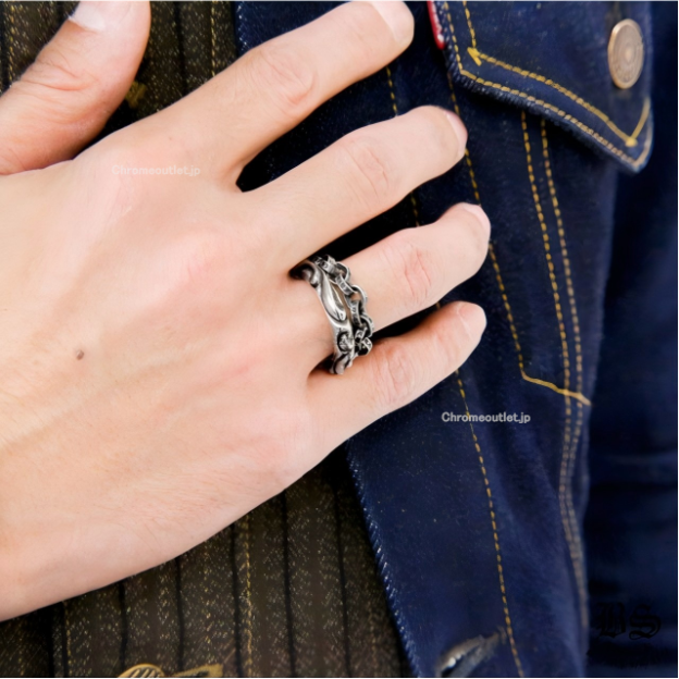 クロムハーツ ペーパーチェーンリング