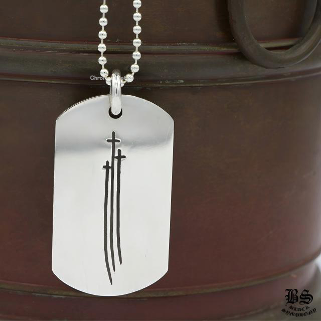 CHROME HEARTS クロムハーツ RS3 cross ドッグタグ ドッグタグ｜925