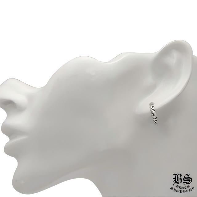 クロムハーツ タイニースクロールフープピアス