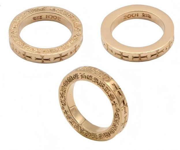 クロムハーツ スペーサーリング FUCK YOU 3mm 22K