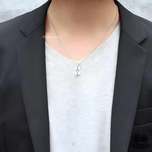 CHROME HEARTS クロムハーツ カットアウトクロスドッグタグ(タイニー