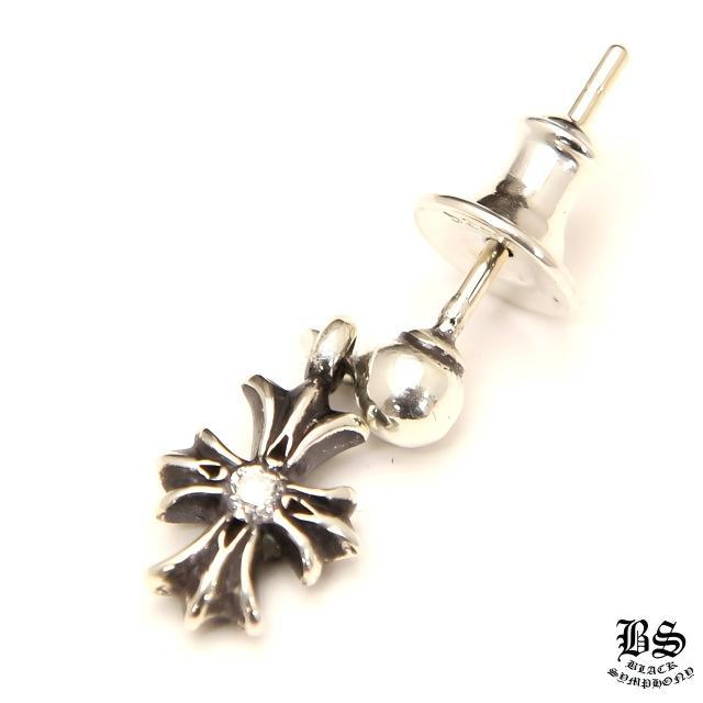 クロムハーツ タイニーE CHプラスドロップイヤリングwithダイヤモンド(ピアス)