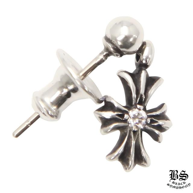 クロムハーツ タイニーE CHプラスドロップイヤリングwithダイヤモンド(ピアス)