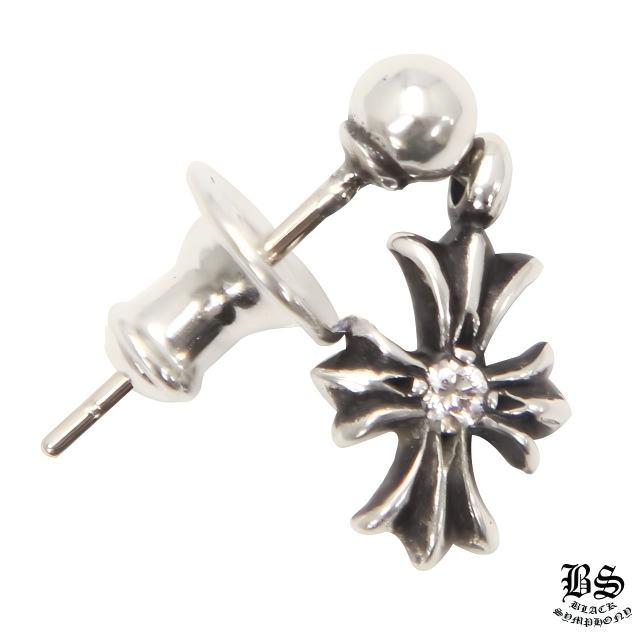 クロムハーツ タイニーE CHプラスドロップイヤリングwithダイヤモンド(ピアス)