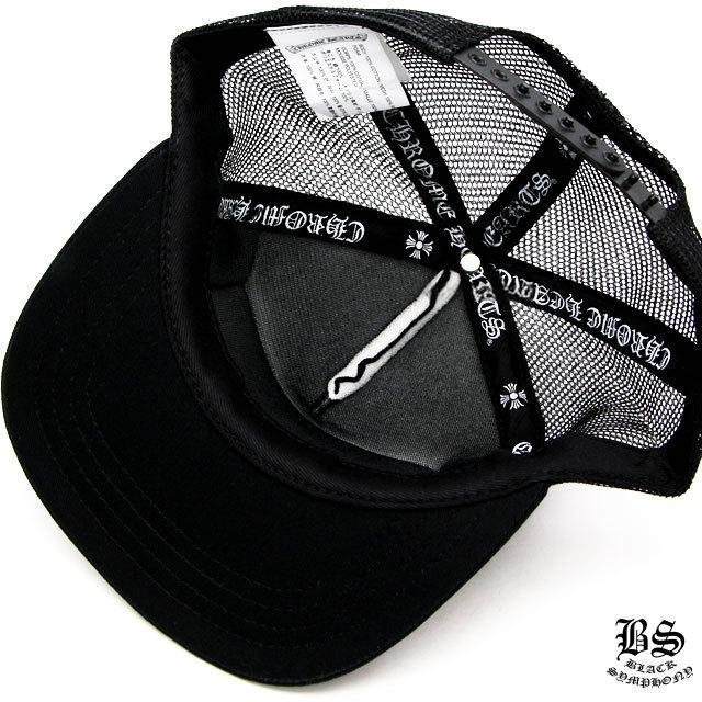 クロムハーツ トラッカーキャップ FUCK ブラック