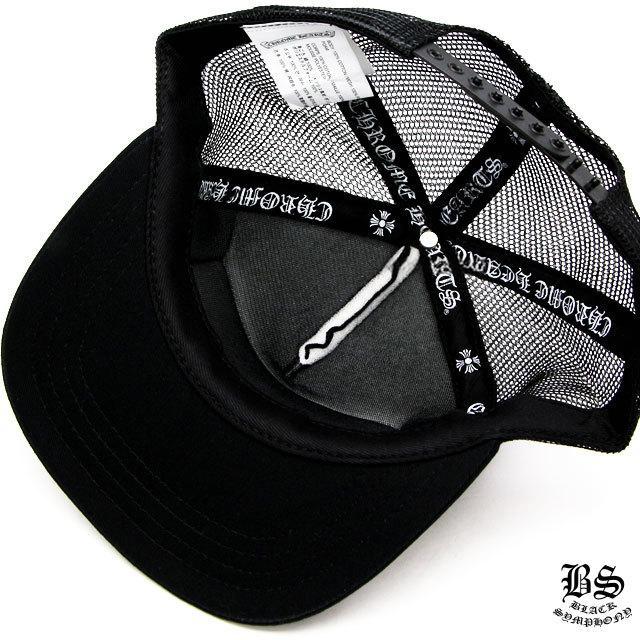 クロムハーツ トラッカーキャップ FUCK ブラック