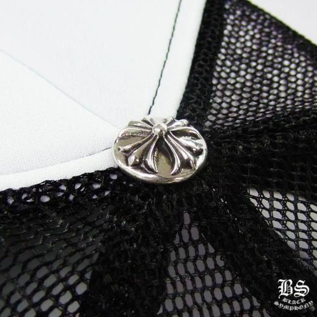 クロムハーツ トラッカーキャップ FUCK ブラック ホワイト