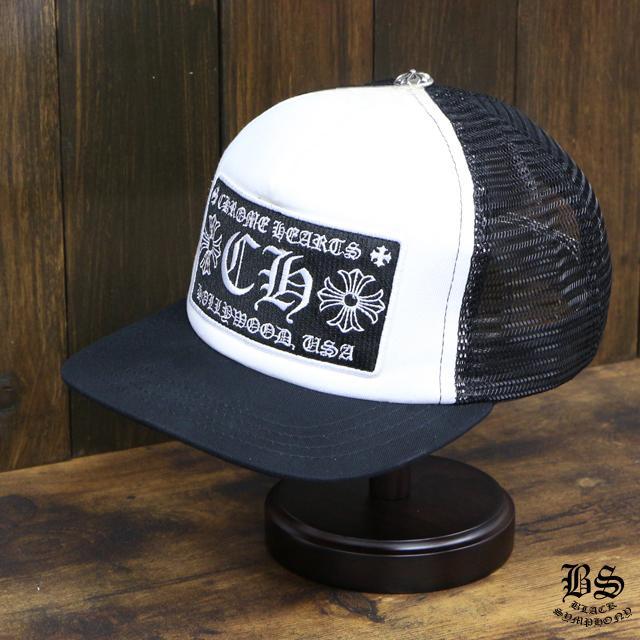 クロムハーツ トラッカーキャップ FUCK ブラック ホワイト