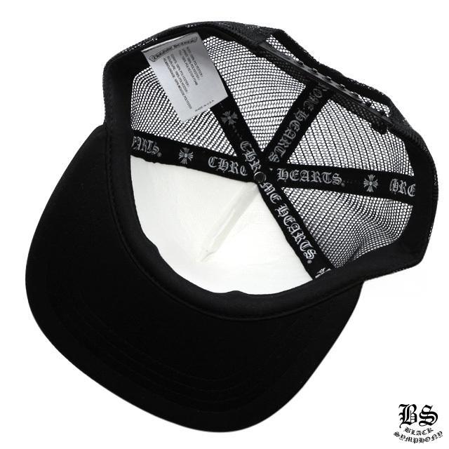 クロムハーツ トラッカーキャップ キングタコ CHスクロール ブラックホワイト