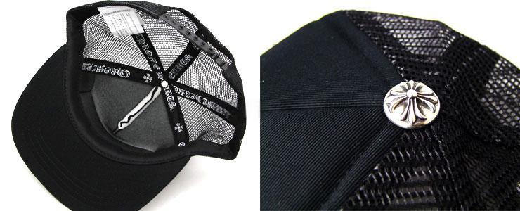 Chrome Heartsクロムハーツ 3セメタリーキャップ ブラック 帽子Chrome Hearts