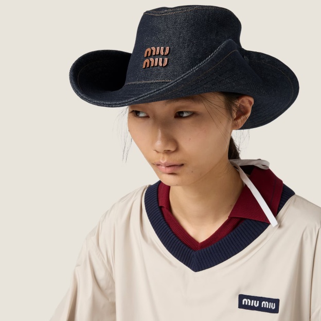 MiuMiuデニム カウボーイハット-2026 – JAPAN DUTY FREE
