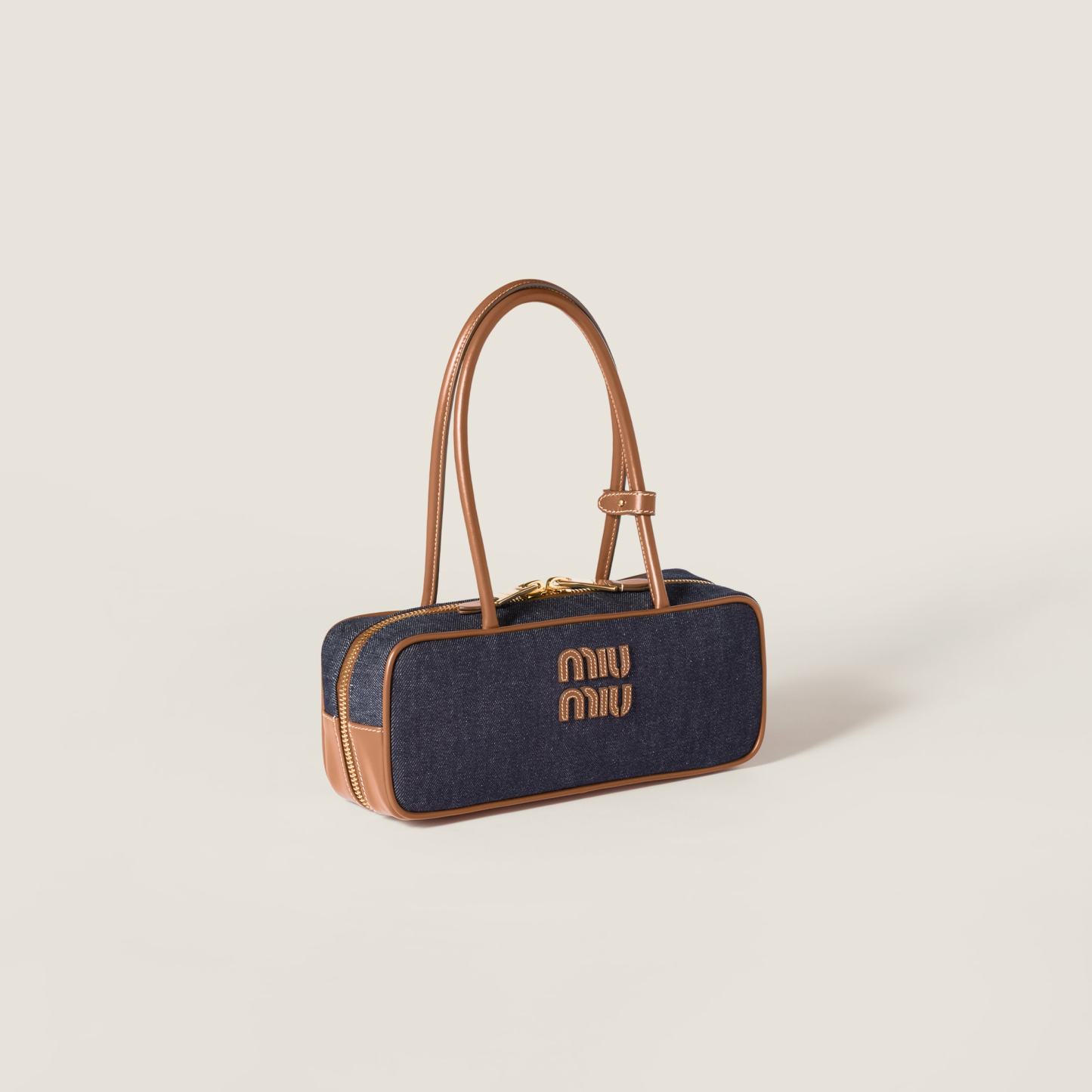 ボー デニム バッグ（スモール）