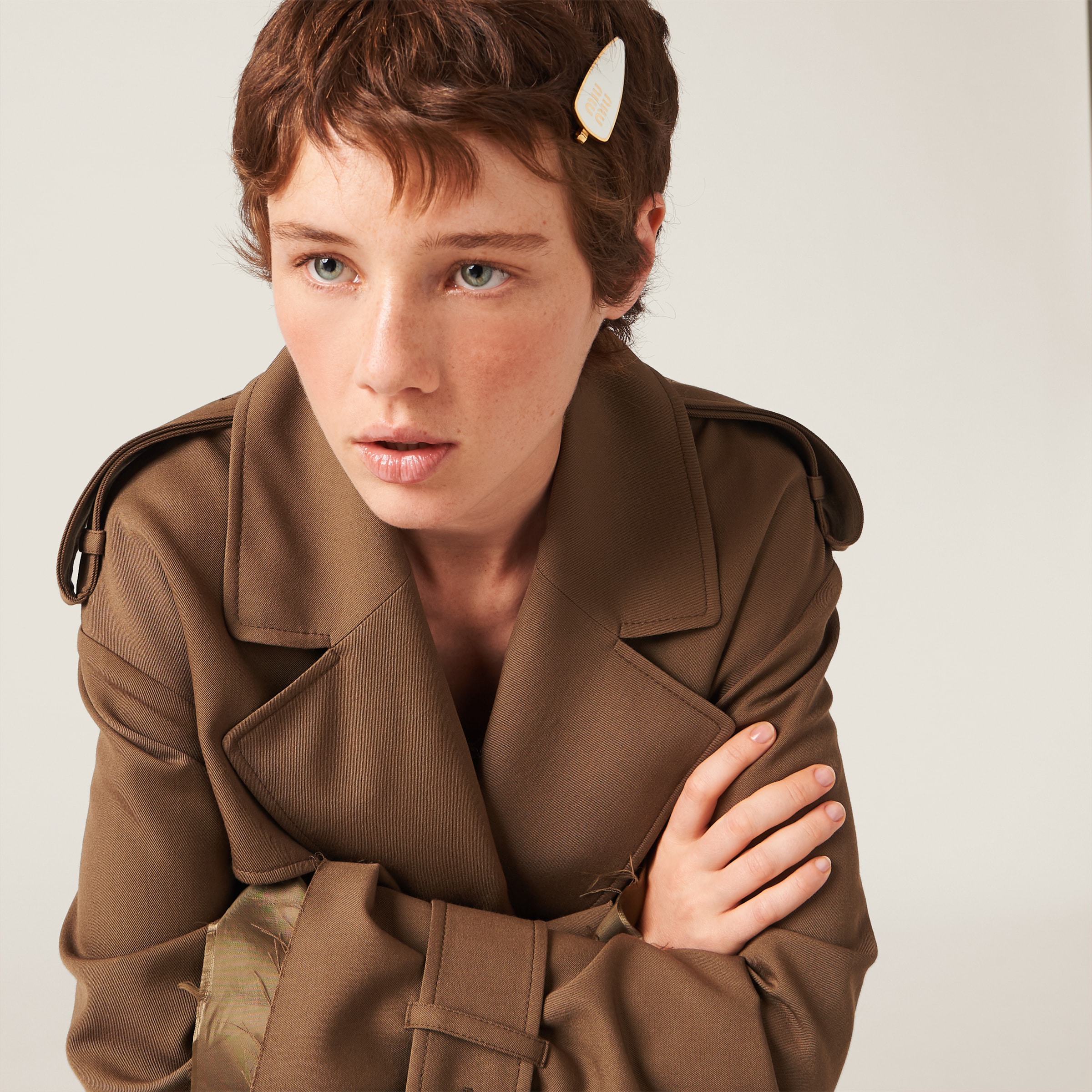 エナメルメタル ヘアクリップ