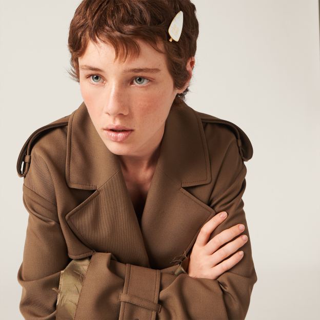 エナメルメタル ヘアクリップ