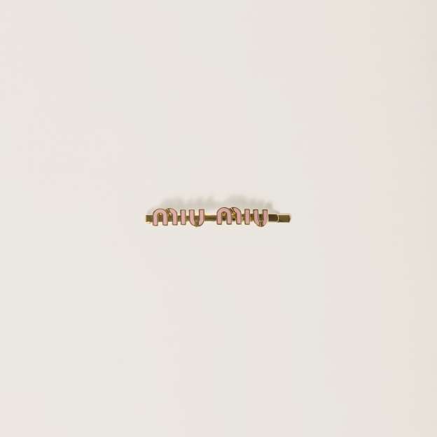 エナメルメタル ヘアクリップ