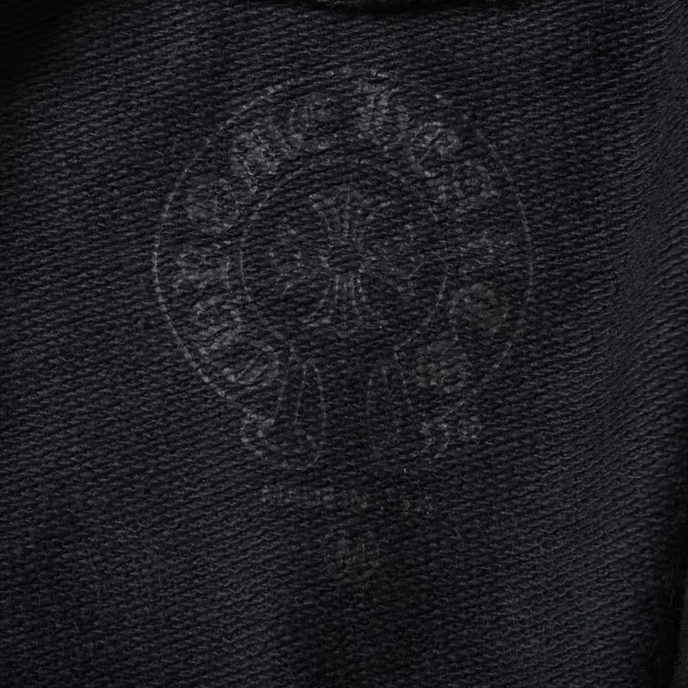 クロムハーツ パーカー コットン ブラック ホースシュー CHプラス総柄