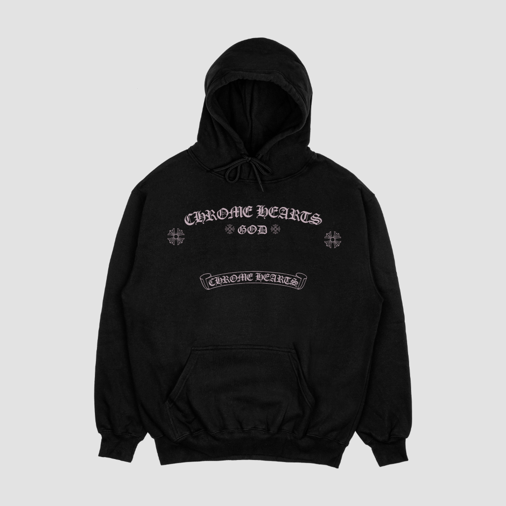 Chrome Hearts クラシックなロゴプリントパーカー