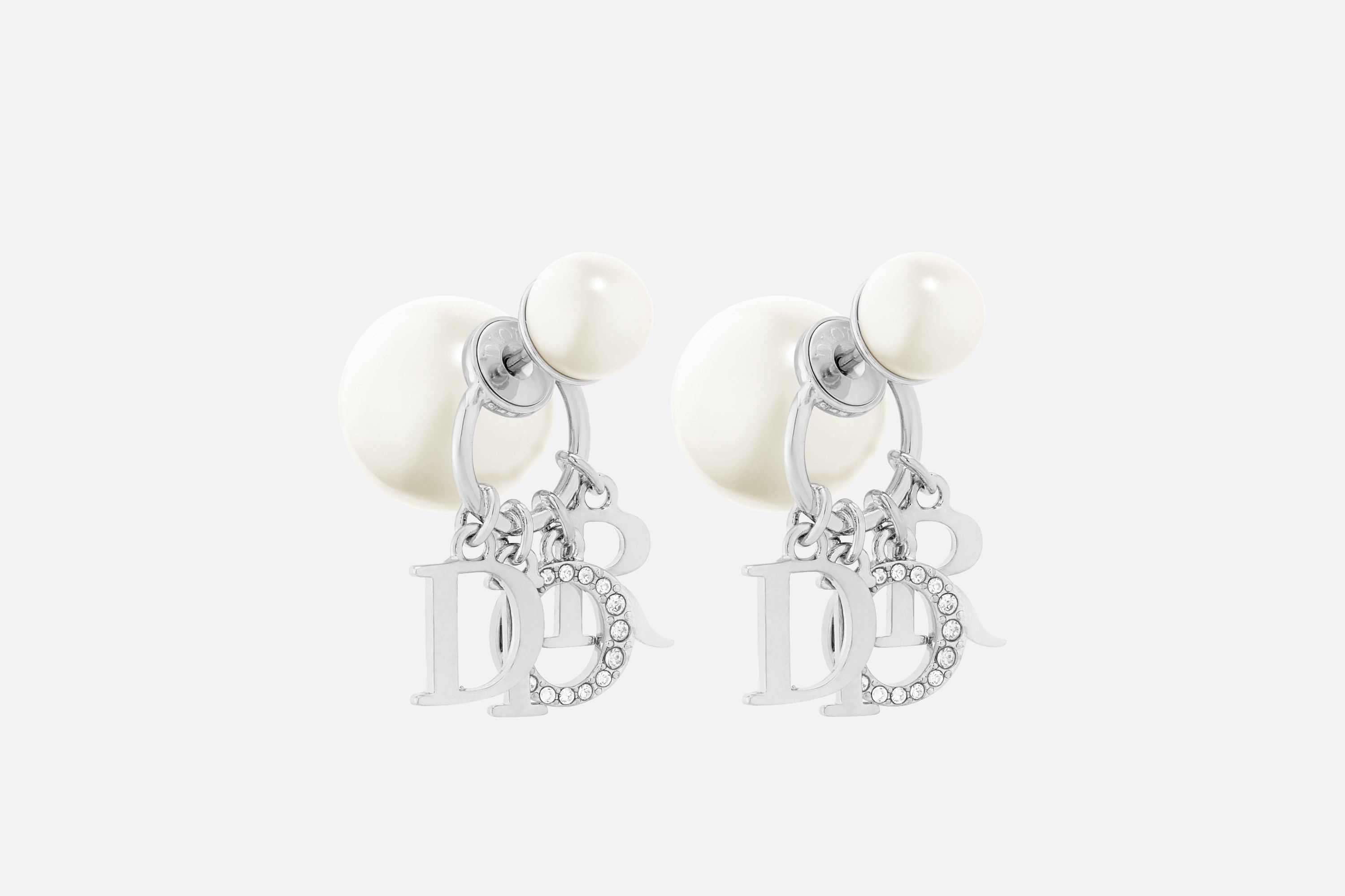 【国内発送/直営店】DIOR TRIBALES ピアス メタル・レジンパール・クリスタル