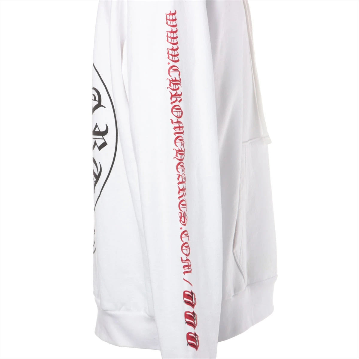 クロムハーツ パーカー コットン  ホワイト ローリングストーンズ