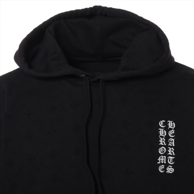 クロムハーツ パーカー コットン ブラック ホースシュー CHプラス総柄