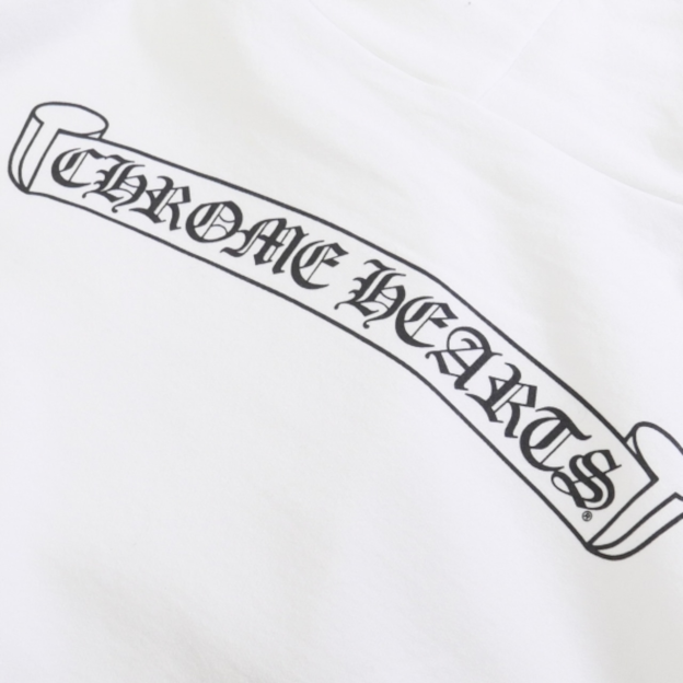 クロムハーツ パーカー コットン  ホワイト マルチセメタリークロス