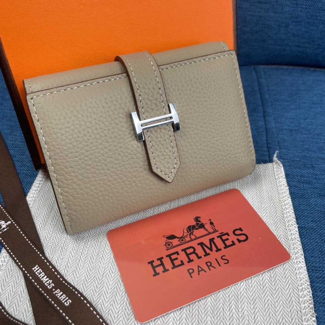 HERMES エルメス ベアン カードケース ブラック-JAPAN DUTY FREE