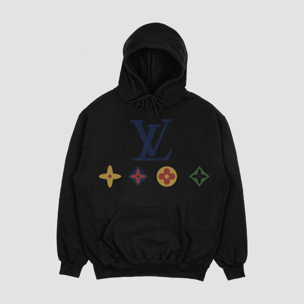 LOUIS VUITTON キャラクターアルファベットロゴプリントパーカー